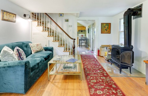 Milanville House | Colorful Milanville Home w/ Backyard!