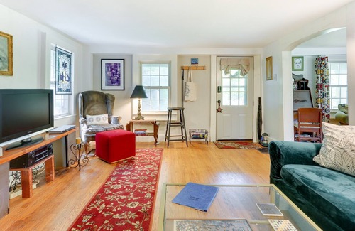 Milanville House | Colorful Milanville Home w/ Backyard!