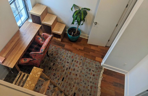 Bushwick House | Colorful Townhouse Duplex with outdoor space.