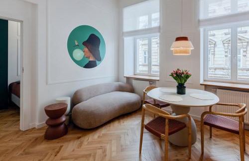 Piasek Połnoc Apartment | Colourful apartments Siemiradzkiego Street - City Centre