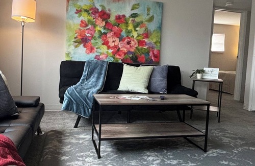 Columbus Apartment | Combined 2 two bedroom unit side by side with easy access to family and friends
