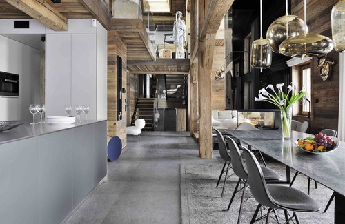 Combloux Ski Chalet | COMBLOUX - Chalet de prestige vue Mont-Blanc