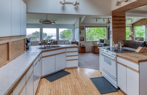 Yachats House | Come Aboard This Yachats Home with Ocean Views and Large Yard!