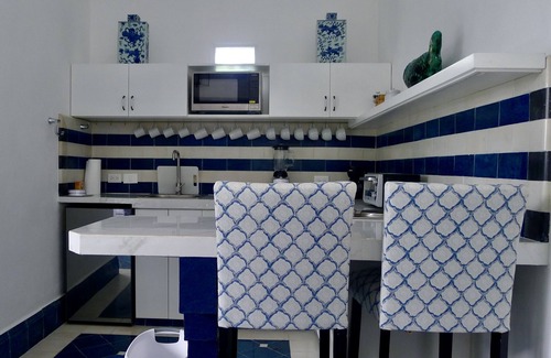 Centro House | Come Stay in our luxury Blue Casita with our resort Pool & sundeck