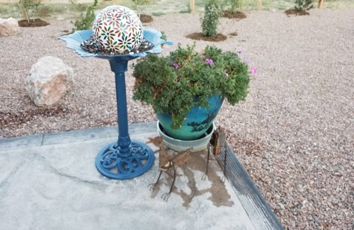 Pueblo West Bed & Breakfast | Comfort and Cool combine at The Hummingbird Casita