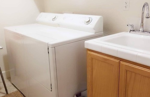 Nut Tree House | Comfort and style Full size bedroom.