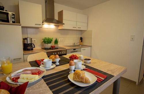 Schwemlingen Apartment | Comfort holiday apartment with garden, terrace and barbecue near the Saarschleife