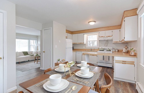 Lowell Apartment | Comfort Oasis with Private Garage. Steps from UMass Lowell & 35 min from Boston