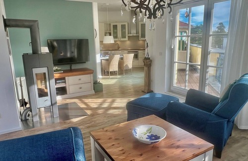 Ostseebad Baabe Apartment | Comfortable penthouse apartment with 5 stars, 50 m to beach