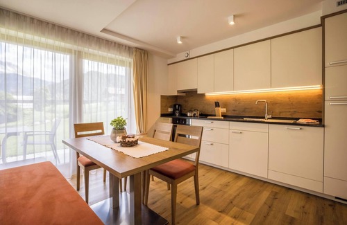 San Martino in Badia Apartment | Comfortable Apartment "Chalet Morin" with Mountain View, Wi-Fi & Garden