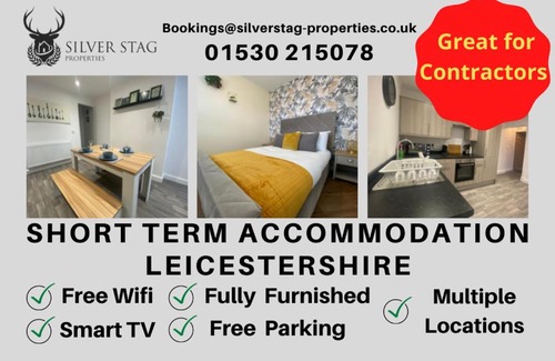 Church Gresley House | Comfortable 4-Bedroom House in Swadlincote