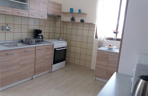 Pyrgos Apartment | Comfortable 4th fl flat ideal for up to 8 people