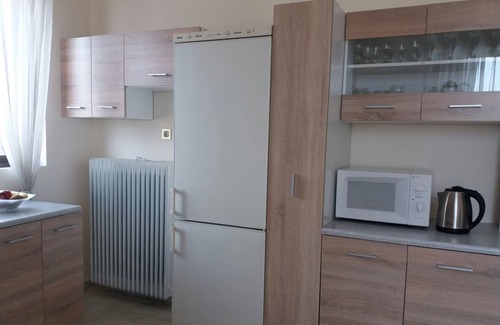 Pyrgos Apartment | Comfortable 4th fl flat ideal for up to 8 people