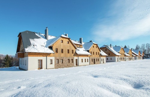 Nove Chalupy Apartment | Comfortable Apartment with Balcony, Storage and Parking