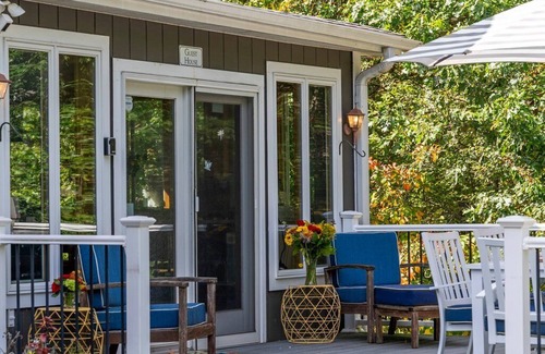 North Haven Apartment | Comfortable guest suite w/fire pit on gorgeous property -Pet Friendly!