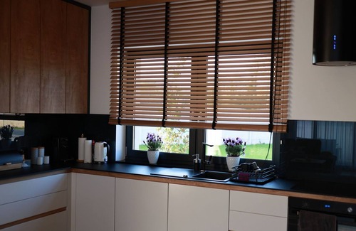 gmina Kunice Villa | Comfortable holiday villa by the lake, sauna, whirlpool, motor boat, Spalona