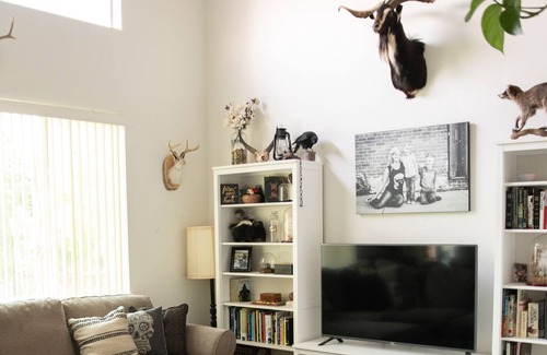 Brighton House | Comfortable home on quiet street with a large backyard, close to DIA