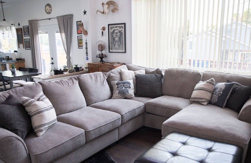 Brighton House | Comfortable home on quiet street with a large backyard, close to DIA