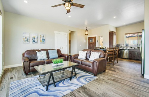 Moab South Valley House | Comfortable Moab condo with patio and views - close to Arches and downtown