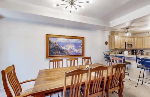 Fraser Condo | Comfortable mountain view condo with gas fireplace, W/D, & patio