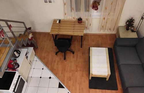 Sofia Apartment | Comfortable, non-standard place to relax on two floors.