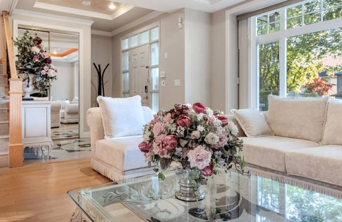 Marpole House | Comfy bedroom with 1/2 bath
