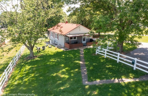 Candler Cottage | Comfy Dog Friendly Cottage w/Large Fenced Yard