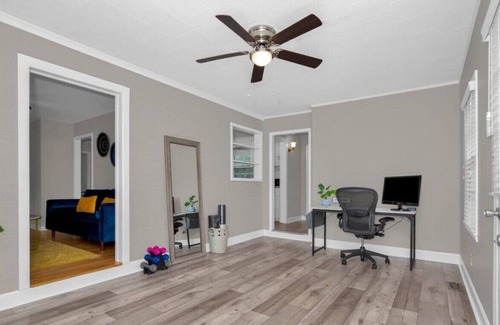 Fayetteville House | Comfy Gem - 2BR/1Ba + Covered Deck + Workout Space