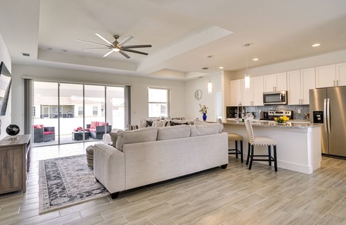 Westminister House | Comfy Lehigh Acres Getaway w/Yard & Fireplace