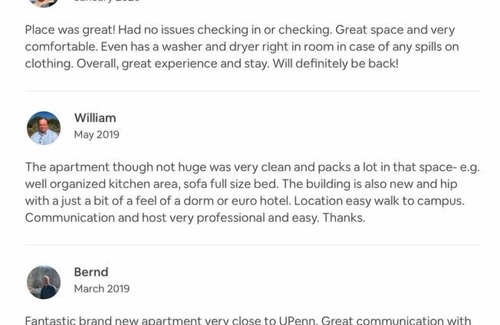 Spruce Hill Apartment | Coming for CHOP or PENN? This is a GREAT CHOICE