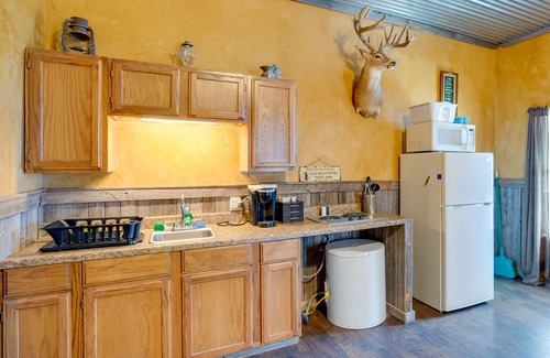 Cayuga Apartment | Community Pier: Cozy Kerens Cabin!