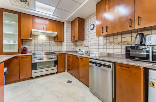 Motor City Apartment | Community View 2BR With Balcony Near Golf Club, Sherlock House 2, Motor City