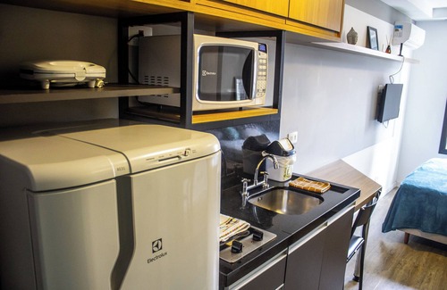 Matriz Apartment | Complete studio in the center of Curitiba.