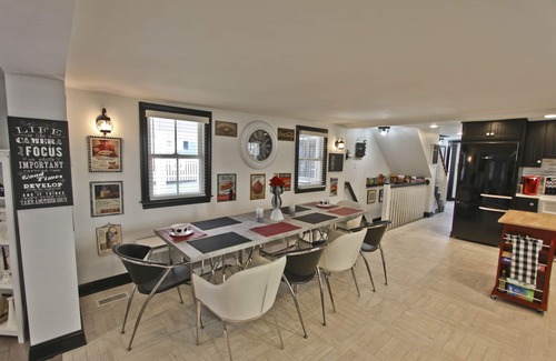 Village Green House | Completely Renovated Historical Home - The Black and White House