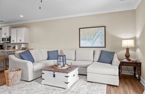 Morehead City House | Conch Tales fun, lakeside retreat in amenity filled Beau Coast. New rental!