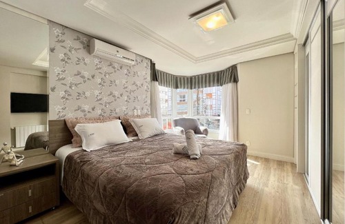 Gramado City Centre Apartment | Condado Di Merano 3 dorm Centro by Achei Gramado