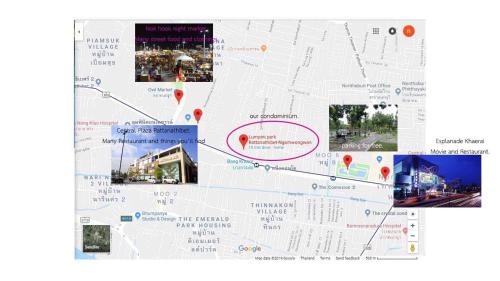 Bang Kra So Apartment | condo 24sqm close to MRT purple line Bangkrasor station