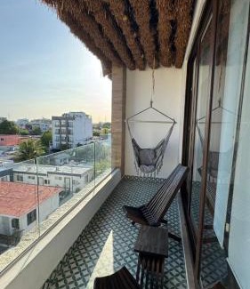 Luis Donaldo Colosio Apartment | Condo Boho con Roof pool y vista al mar