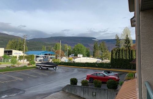 Sicamous Condo | Condo Downtown Sicamous sledding paradise
