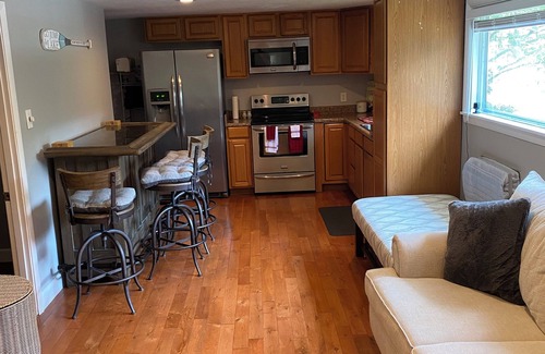 East Falmouth Condo | Condo in Falmouth with access to the secluded flax pond and a built in pool.