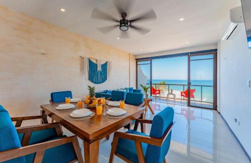 Chicxulub Puerto Apartment | Condo vista al mar, alberca rooftop Chixchulub
