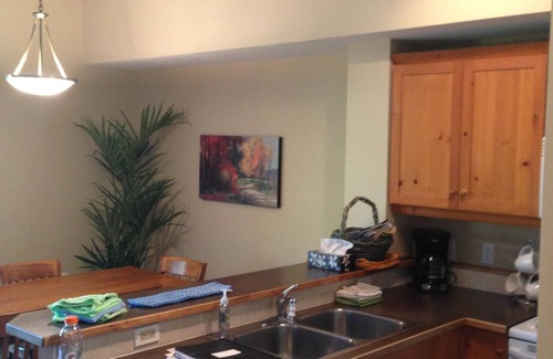 East Kootenay Condo | Condo with a mountain view from private hot tub at the base of the ski hill