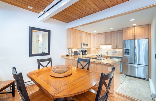 Telluride Condo | Condo with fireplace, laundry & hot tubs - walk to gondola & Main St