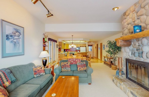 Big Sky Meadow Village Condo | Condo with WiFi, fireplace, hot tub, & swimming pool