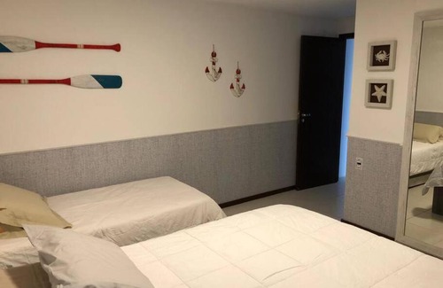 Barra de Sao Miguel Apartment | Condomínio Barra Bali apartamento térreo de frente para mar