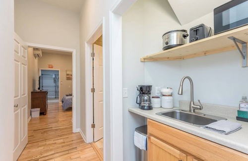 Shenandoah Apartment | Conductor's Suite at the Depot in charming Shenandoah