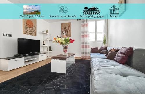 Bruay-la-Buissiere Apartment | Confort & calme à Bruay afin d'explorer le Nord