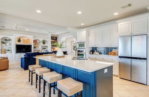 Willis House | Conroe Lake House: Luxe Pool, Private Dock & Games