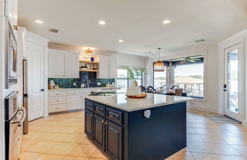 Willis House | Conroe Lake House: Luxe Pool, Private Dock & Games