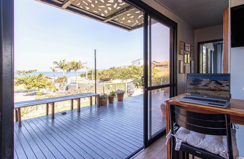 Campeche Sul House | Container com vista para o mar e jacuzzi SUL11